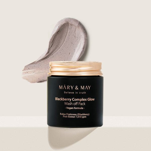 Mary&amp;May Vegan Blackberry Complex Glow Wash off Pack