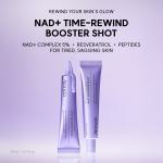 NAD+ Time-Rewind Booster Shot, Firming &amp; Revitalizing Serum with 5% NAD+ Complex, Peptides &amp; Resveratrol, 1.01 fl. oz.