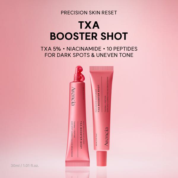 TXA Booster Shot, Intensive Dark Spot Correcting Serum with 5% TXA, Niacinamide &amp; 10 Peptides for Visible Tone Correction &amp; Radiant-Looking Skin, 1.01 fl. oz.