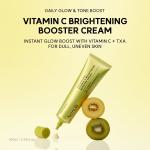 Vitamin C Brightening Booster Cream, Glow-Enhancing Moisturizer with Vitamin C, TXA &amp; Glutathione for Radiant, Glass Skin, 3.38 fl. oz.