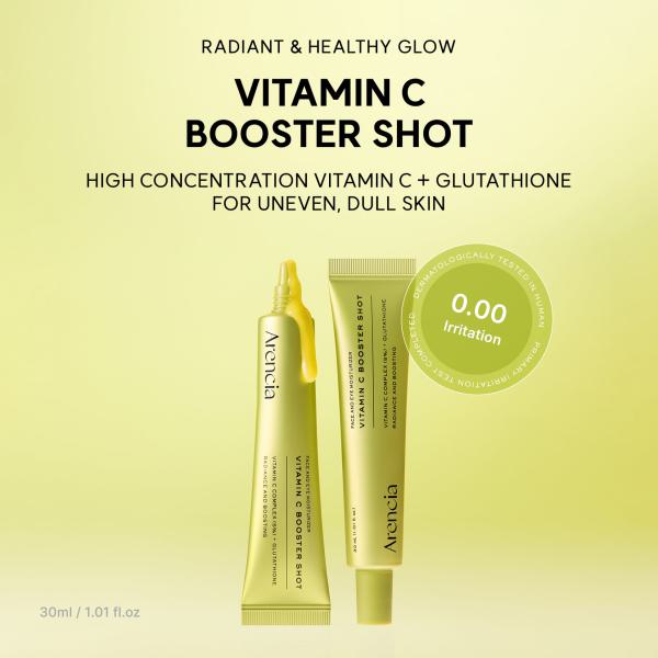 Mochi Glow Starter Duo | Rice Mochi Cleanser &amp; Vitamin C Booster Shot | 2-Step Korean Glow Routine for Bright &amp; Smooth-Looking Skin