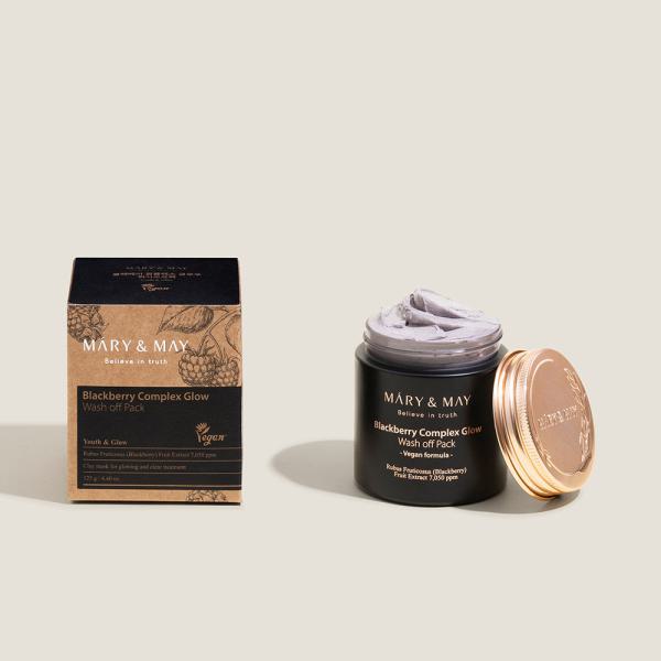 Mary&amp;May Vegan Blackberry Complex Glow Wash off Pack