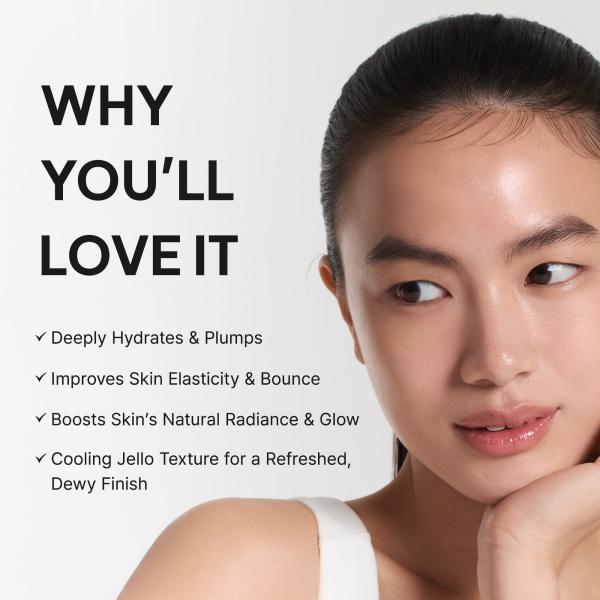 Vita Collagen Radiance Jello Mask, Cooling Gel Mask for Instant Glow &amp; Hydration with Vitamin C Complex, Glutathione &amp; Collagen, 4 Sheets