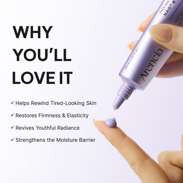 NAD+ Time-Rewind Booster Shot, Firming &amp; Revitalizing Serum with 5% NAD+ Complex, Peptides &amp; Resveratrol, 1.01 fl. oz.