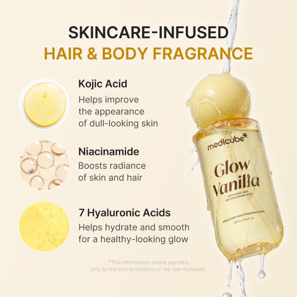Glow Vanilla Hair &amp; Body Fragrance Mist