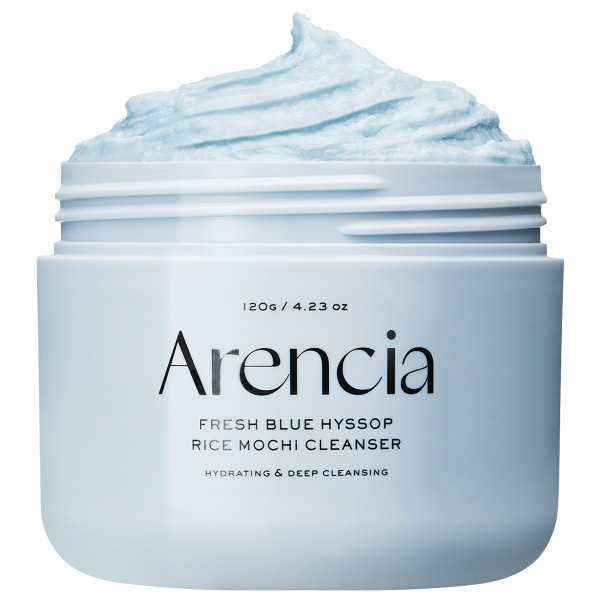 Fresh Blue Hyssop Rice Mochi Cleanser