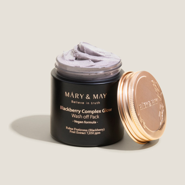 Mary&amp;May Vegan Blackberry Complex Glow Wash off Pack