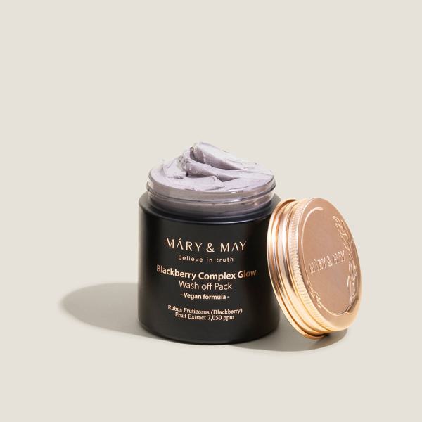 Mary&amp;May Vegan Blackberry Complex Glow Wash off Pack