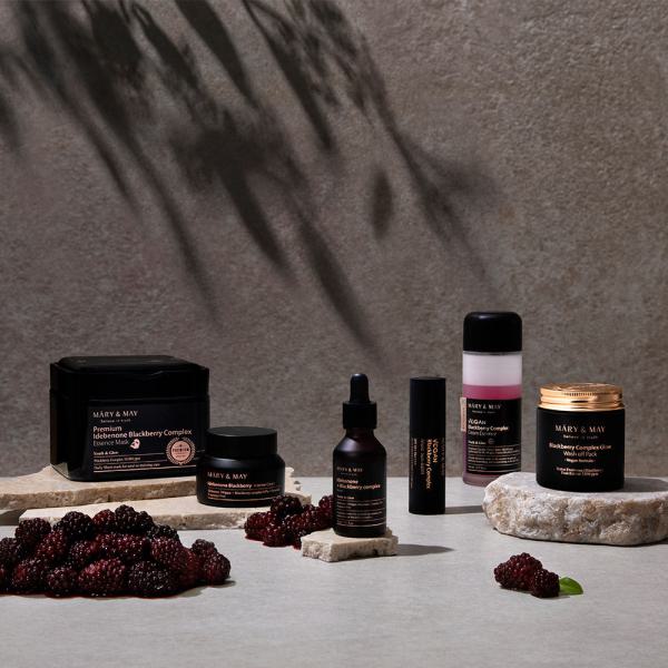 Mary&amp;May Vegan Blackberry Complex Glow Wash off Pack