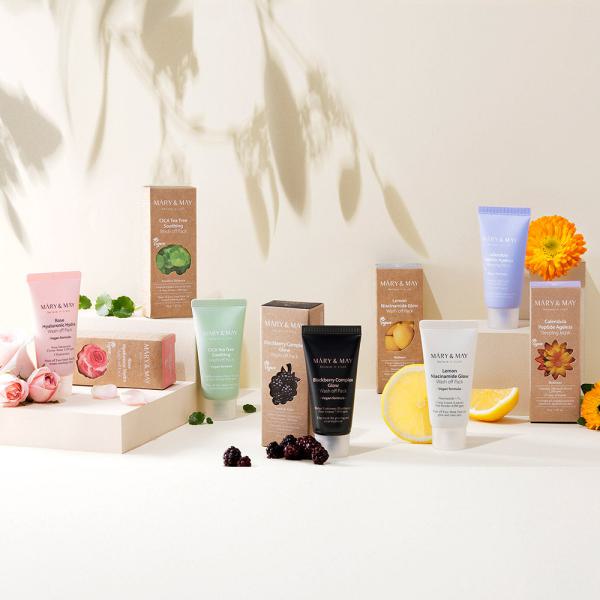 Mary&amp;May Vegan Wash Off Mask Mini Gift Set