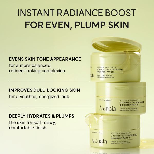 Vitamin C Glutathione Hydrogel Eye Patches for Dark Circles &amp; Puffy Eyes