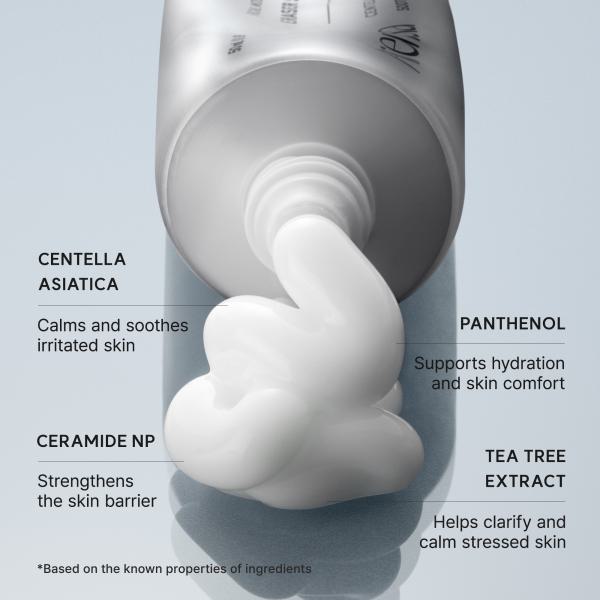 Eraser Soothing Cream, Lightweight Barrier Moisturizer with Centella &amp; Ceramide NP for Hydration &amp; Calm-Looking Skin, 1.69 fl. oz.