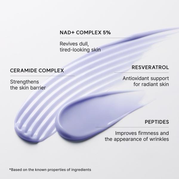 NAD+ Time-Rewind Booster Shot, Firming &amp; Revitalizing Serum with 5% NAD+ Complex, Peptides &amp; Resveratrol, 1.01 fl. oz.