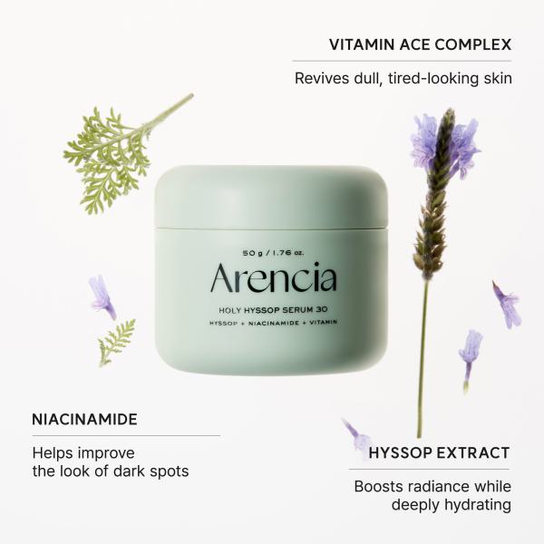 Arencia Holy Hyssop Serum 30, 1.76 oz