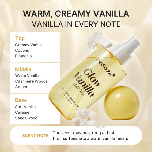 Glow Vanilla Hair &amp; Body Fragrance Mist