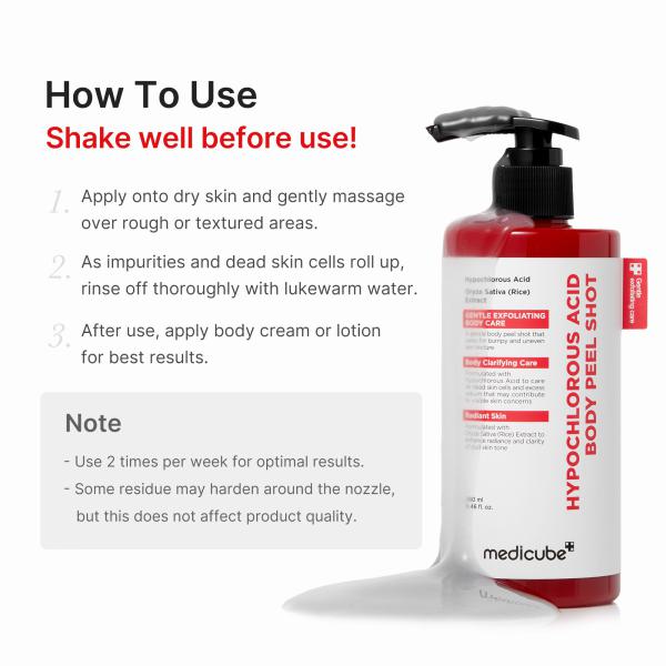 Hypochlorous Acid Rice Body Peel Shot