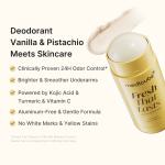 Kojic Acid Brightening Deodorant (Vanilla &amp; Pistachio)