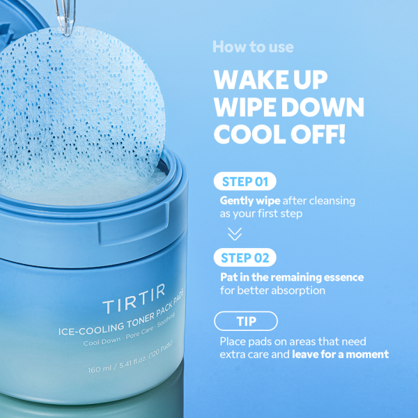 Ice-Cooling Toner Pack Pads