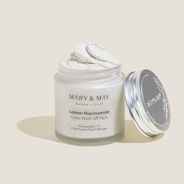 Mary&amp;May Vegan Lemon Niacinamide Glow Wash off Pack