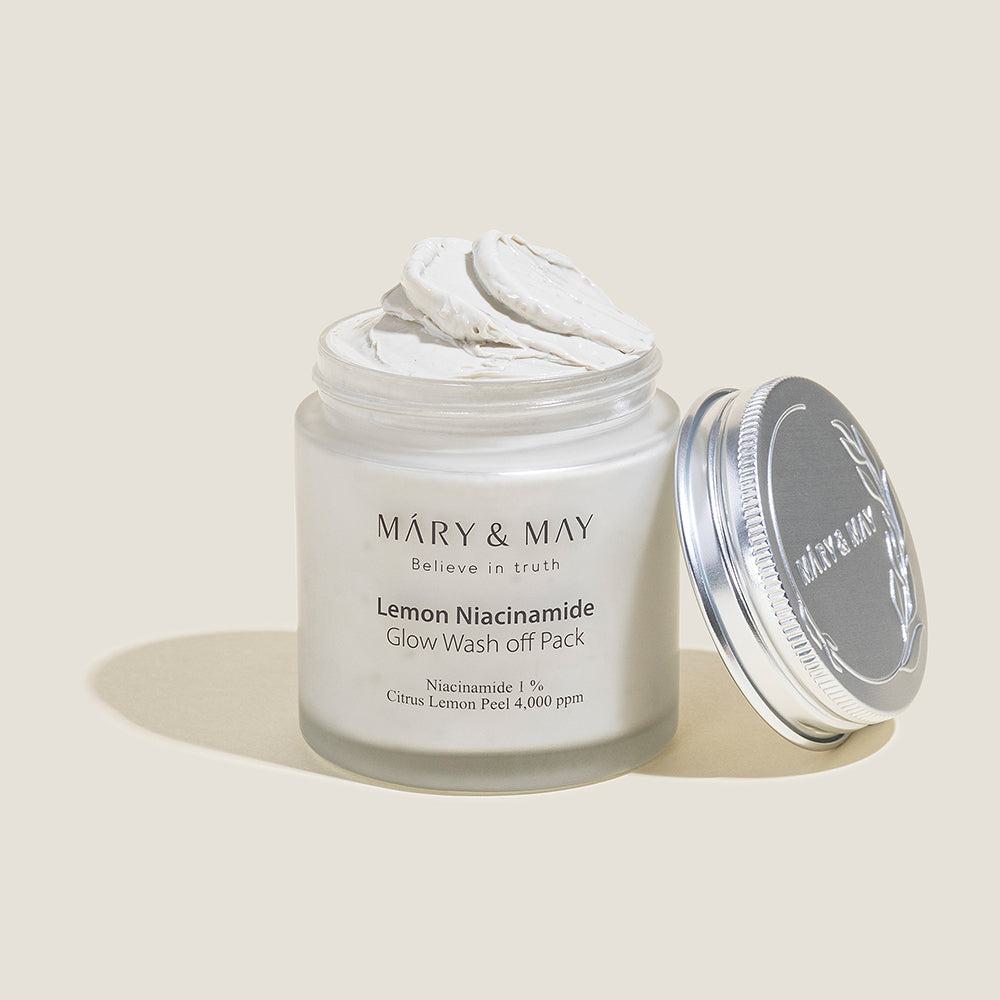 Mary&amp;May Vegan Lemon Niacinamide Glow Wash off Pack