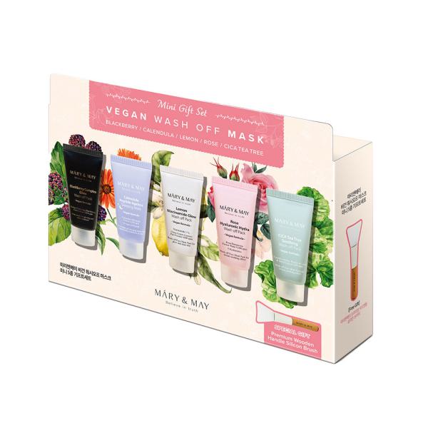 Mary&amp;May Vegan Wash Off Mask Mini Gift Set