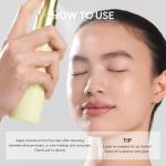 Vitamin C Glutathione Skin Booster Mist, Instant Hydration &amp; Radiant Glow Facial Spray, Makeup-Friendly, Ceramide &amp; Antioxidant Care, 3.38 fl oz