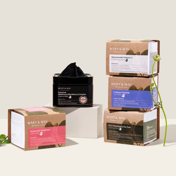 Mary&amp;May Premium Idebenone Blackberry Complex Essence Mask