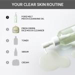 Pore Melt Mochi Makeup-Removing Cleansing Oil, Non-Comedogenic, Rice Amino Acids HD, Vitamin E, Cica, &amp; Ceramide, 6.76 fl oz