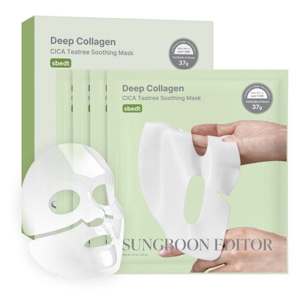 Deep Collagen Cica Teatree Soothing Mask