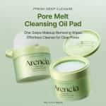 Pore Melt Cleansing Oil Pad, Easy Makeup Removing with Cleansing Wipes with Green Tea, Rice, Ceramide, 4.73 oz. (50 Pads)