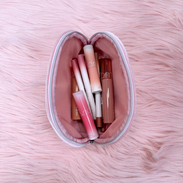 PINK VELVET POUCH