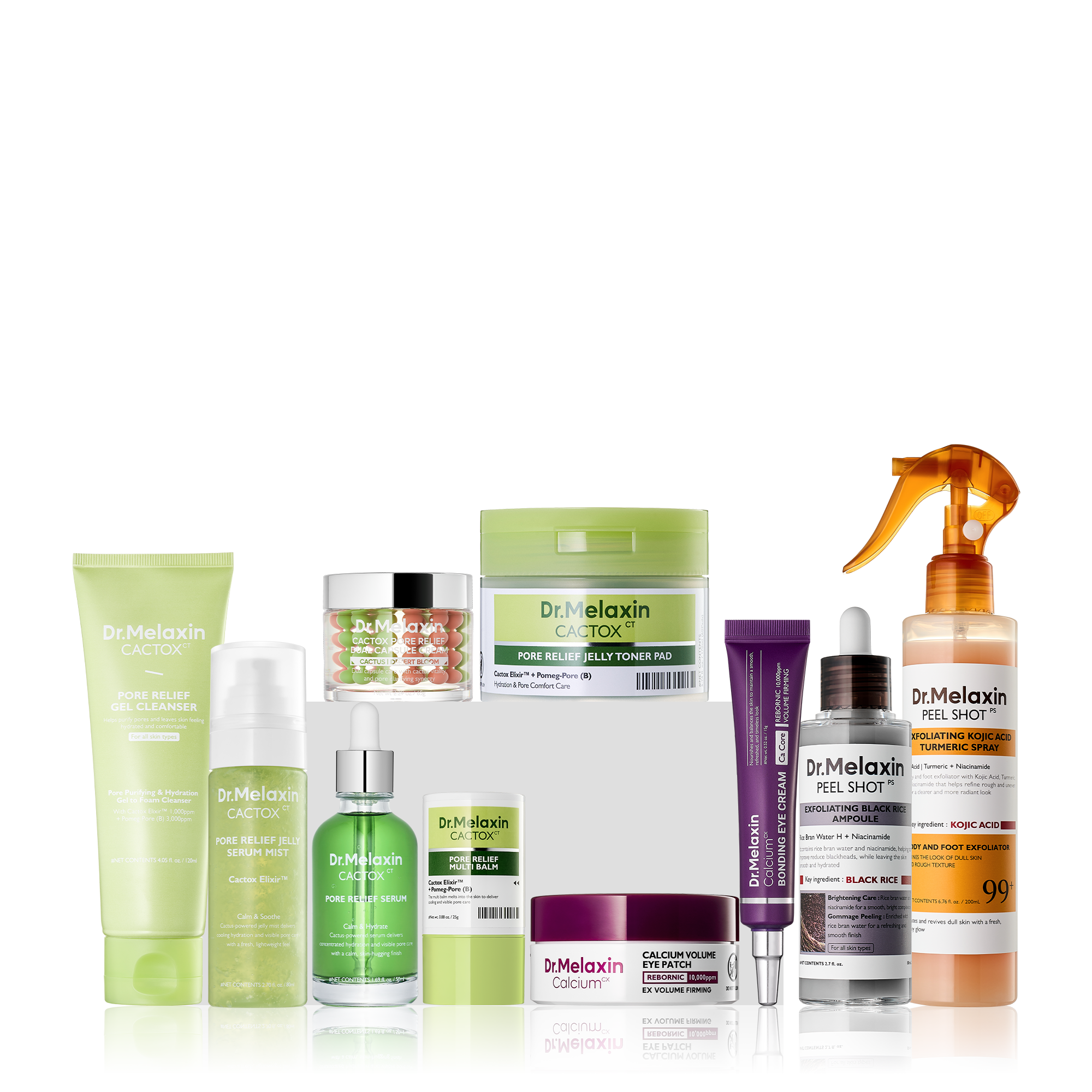 [Dr.Melaxin Exclusive] Pore-Refining &amp; Volumizing Reset 10-Step Set