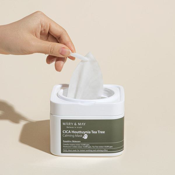 Mary&amp;May CICA Houttuynia Tea Tree Calming Mask