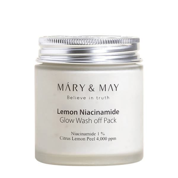 Mary&amp;May Vegan Lemon Niacinamide Glow Wash off Pack