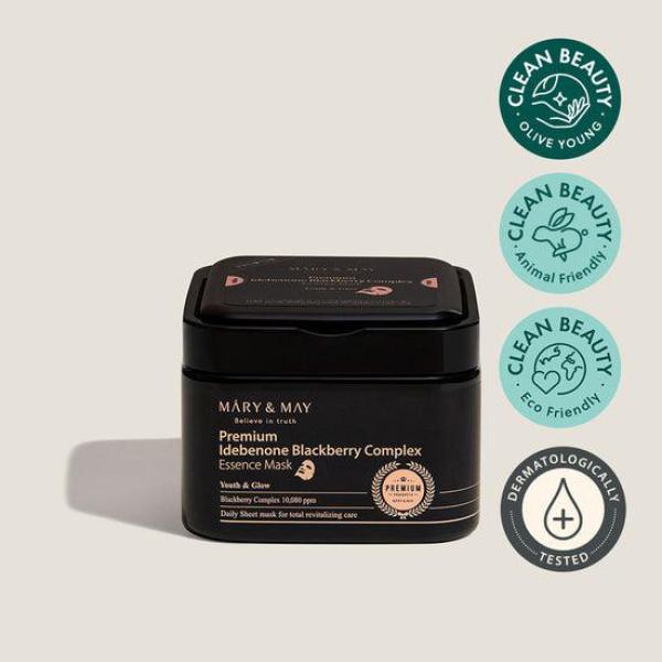 Mary&amp;May Premium Idebenone Blackberry Complex Essence Mask