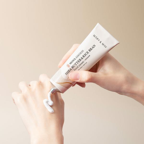 Mary&amp;May Seoul Edition SHEA BUTTER &amp; RICE BRAN Hand Cream