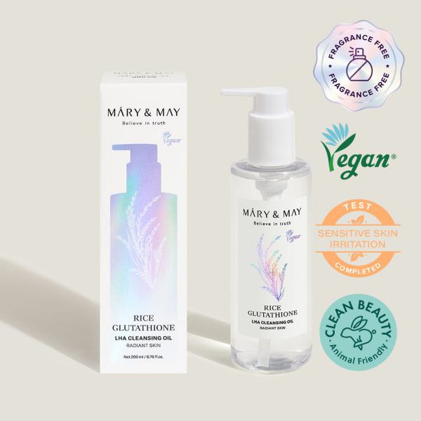 Mary&amp;May Rice Glutathione LHA Cleansing Oil