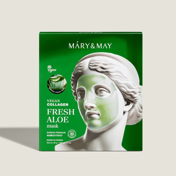 Mary&amp;May Vegan Collagen Fresh Aloe Mask