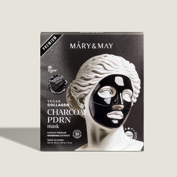 Mary&amp;May Vegan Collagen Charcoal PDRN Mask