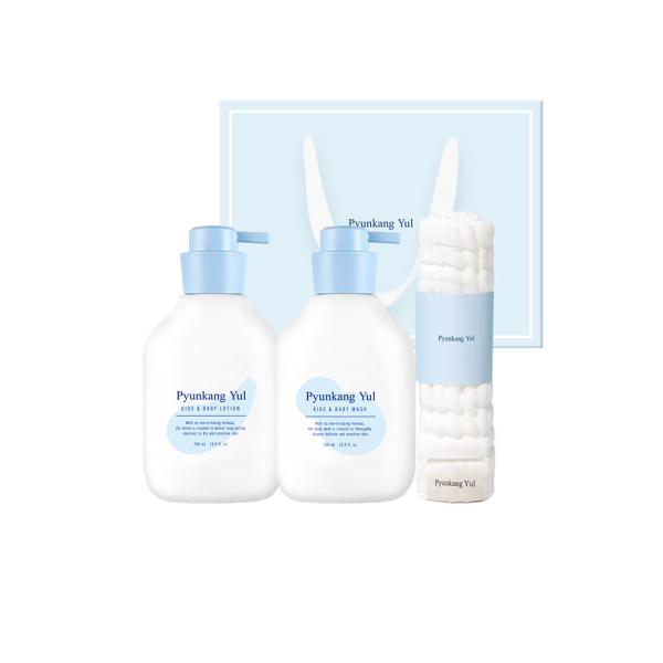Pyunkang Yul Kids &amp; Baby Line Gift Set 590ml*2+guaze