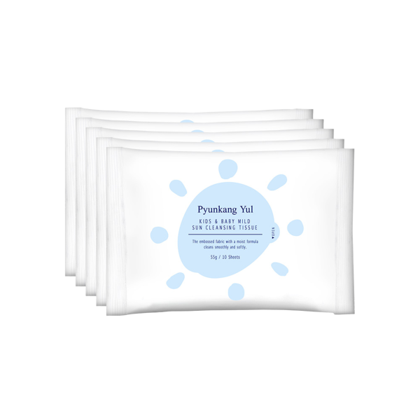 Pyunkang Yul Kids & Baby Mild Sun Cleansing Tissue 10ea*5
