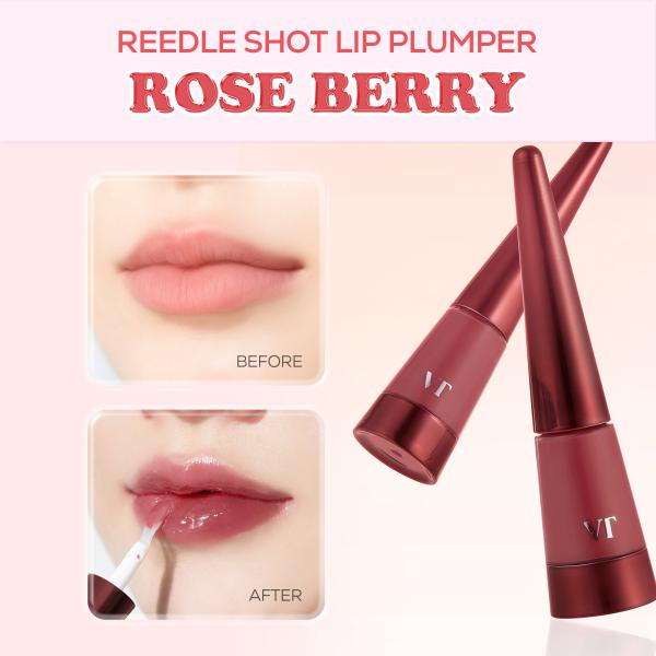 Reedle Shot Lip Plumper Rose Berry