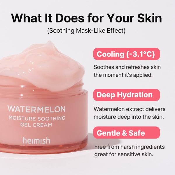 Watermelon Moisture Soothing Gel Cream 110ml