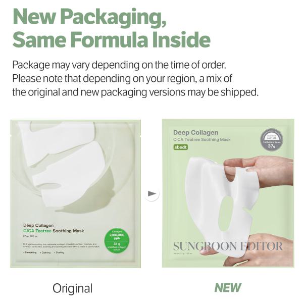Deep Collagen Cica Teatree Soothing Mask
