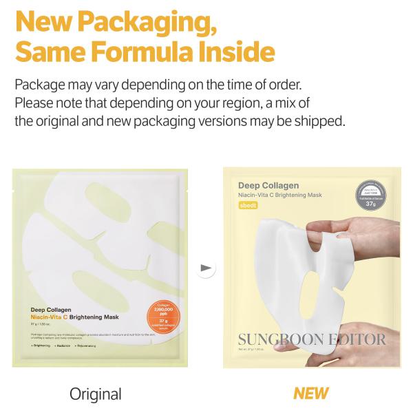 Deep Collagen Niacin Vita C Brightening Mask