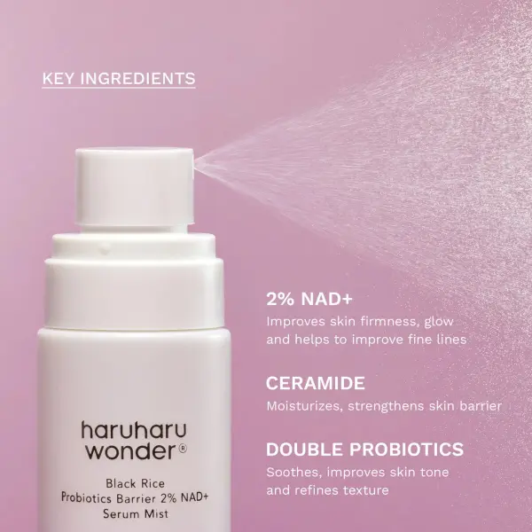 Black Rice Probiotics Barrier 2% NAD+ Serum Mist