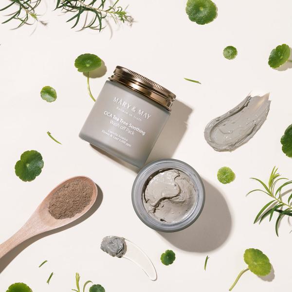 Mary&amp;May Vegan CICA TeaTree Soothing Wash off Pack