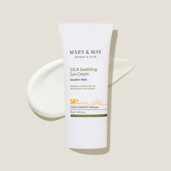 Mary&amp;May Vegan CICA Soothing Sun Cream SPF50+ PA++++