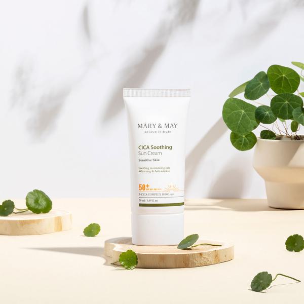 Mary&amp;May Vegan CICA Soothing Sun Cream SPF50+ PA++++