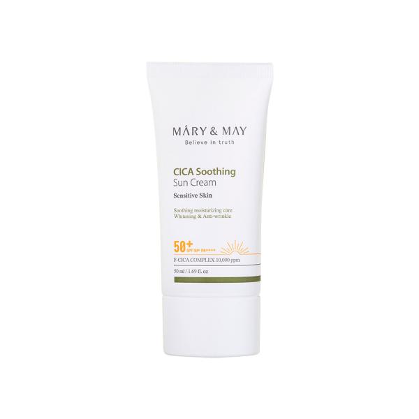 Mary&amp;May Vegan CICA Soothing Sun Cream SPF50+ PA++++